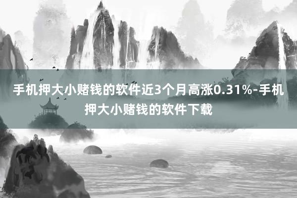 手机押大小赌钱的软件近3个月高涨0.31%-手机押大小赌钱的软件下载