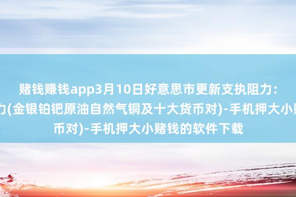 赌钱赚钱app3月10日好意思市更新支执阻力：18品种支执阻力(金银铂钯原油自然气铜及十大货币对)-手机押大小赌钱的软件下载