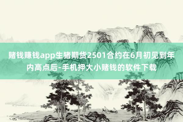 赌钱赚钱app生猪期货2501合约在6月初见到年内高点后-手机押大小赌钱的软件下载