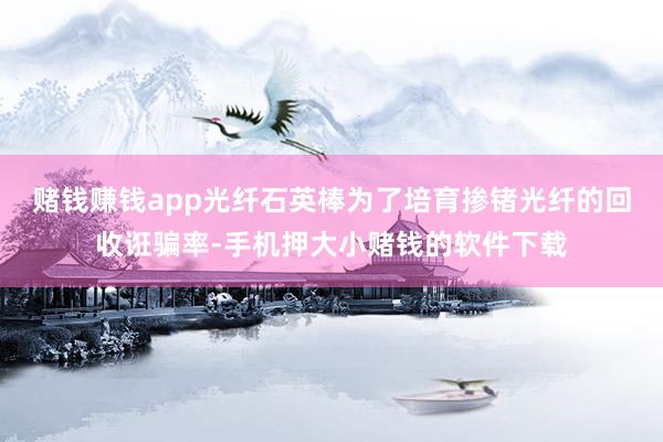 赌钱赚钱app光纤石英棒为了培育掺锗光纤的回收诳骗率-手机押大小赌钱的软件下载