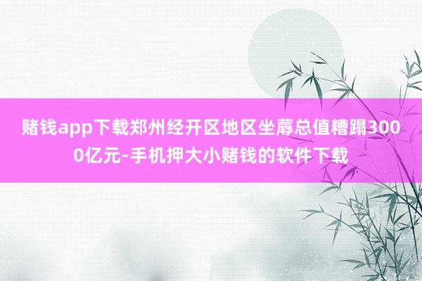 赌钱app下载郑州经开区地区坐蓐总值糟蹋3000亿元-手机押大小赌钱的软件下载