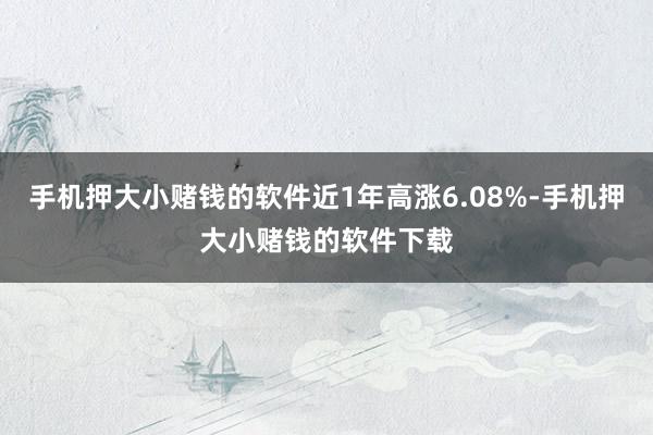 手机押大小赌钱的软件近1年高涨6.08%-手机押大小赌钱的软件下载