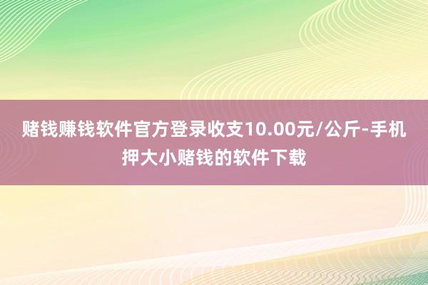 赌钱赚钱软件官方登录收支10.00元/公斤-手机押大小赌钱的软件下载