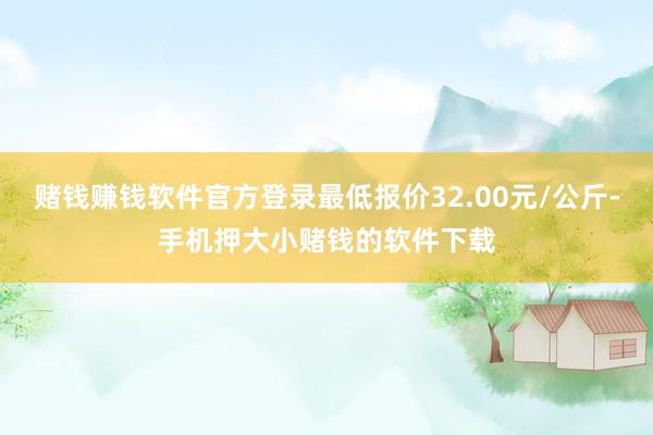 赌钱赚钱软件官方登录最低报价32.00元/公斤-手机押大小赌钱的软件下载