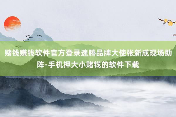赌钱赚钱软件官方登录速腾品牌大使张新成现场助阵-手机押大小赌钱的软件下载